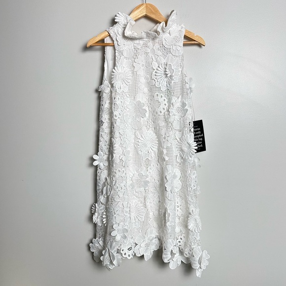 TUCKERNUCK NEW Blanc Guipure Lace Blythe Dress - Picture 9 of 12